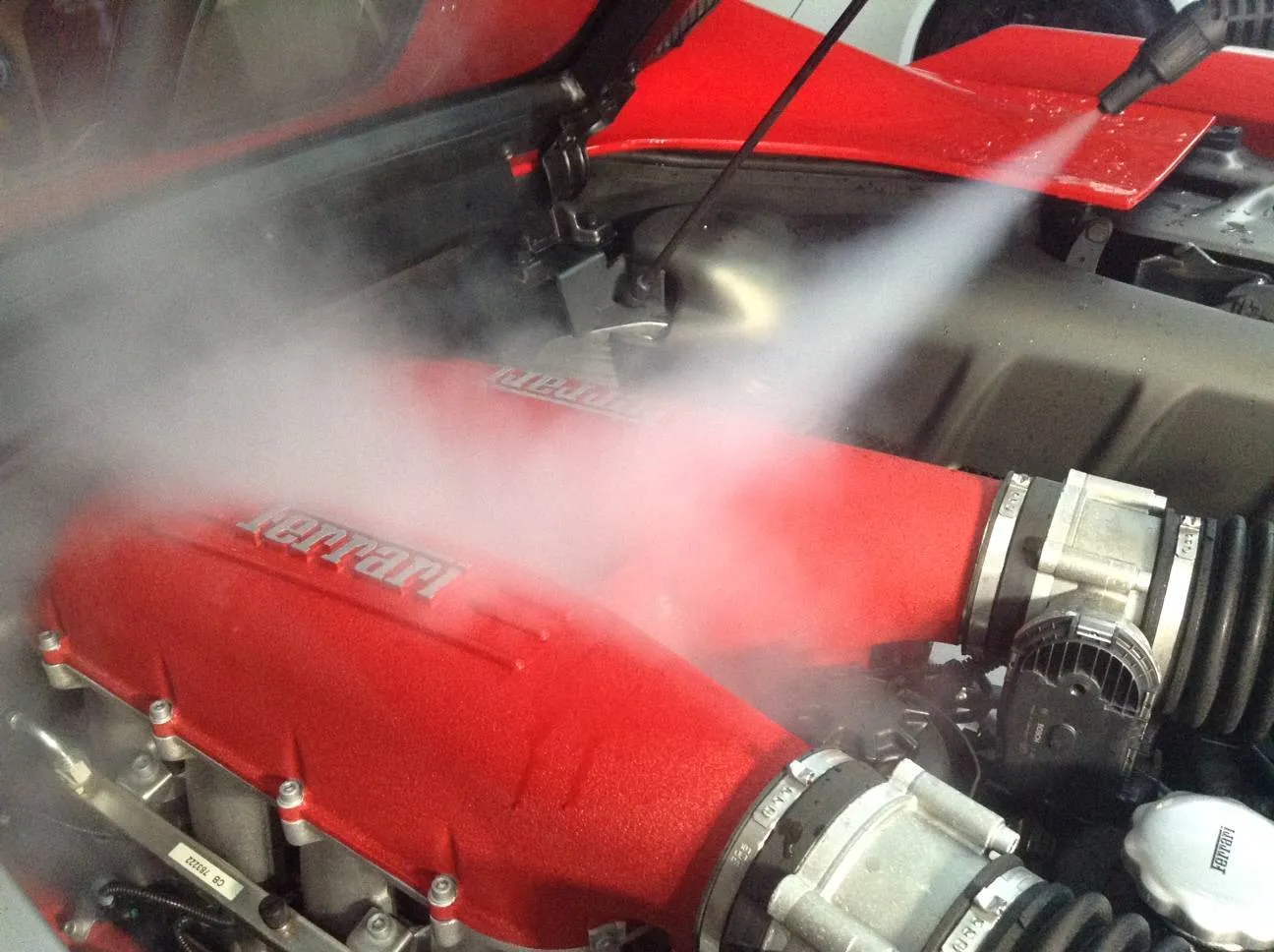 Engine Steam Degreasing